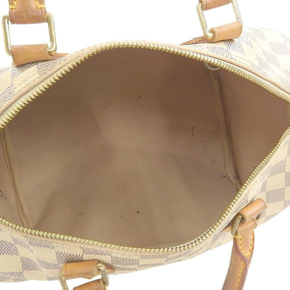 LOUIS VUITTON Damier Azure Speedy 30 Handbag Small Boston Bag N41533 - Picture 3 of 6